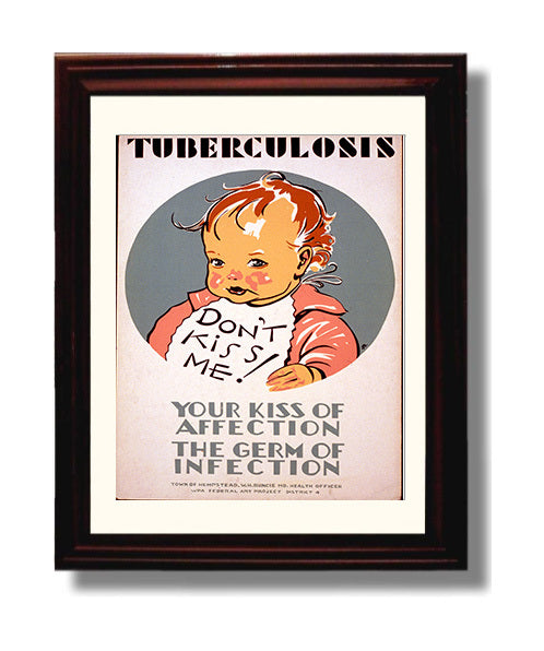 Health and Safety Poster - Dont Kiss Dont Spread Health and Safety Wall Art - health and safety wall art print