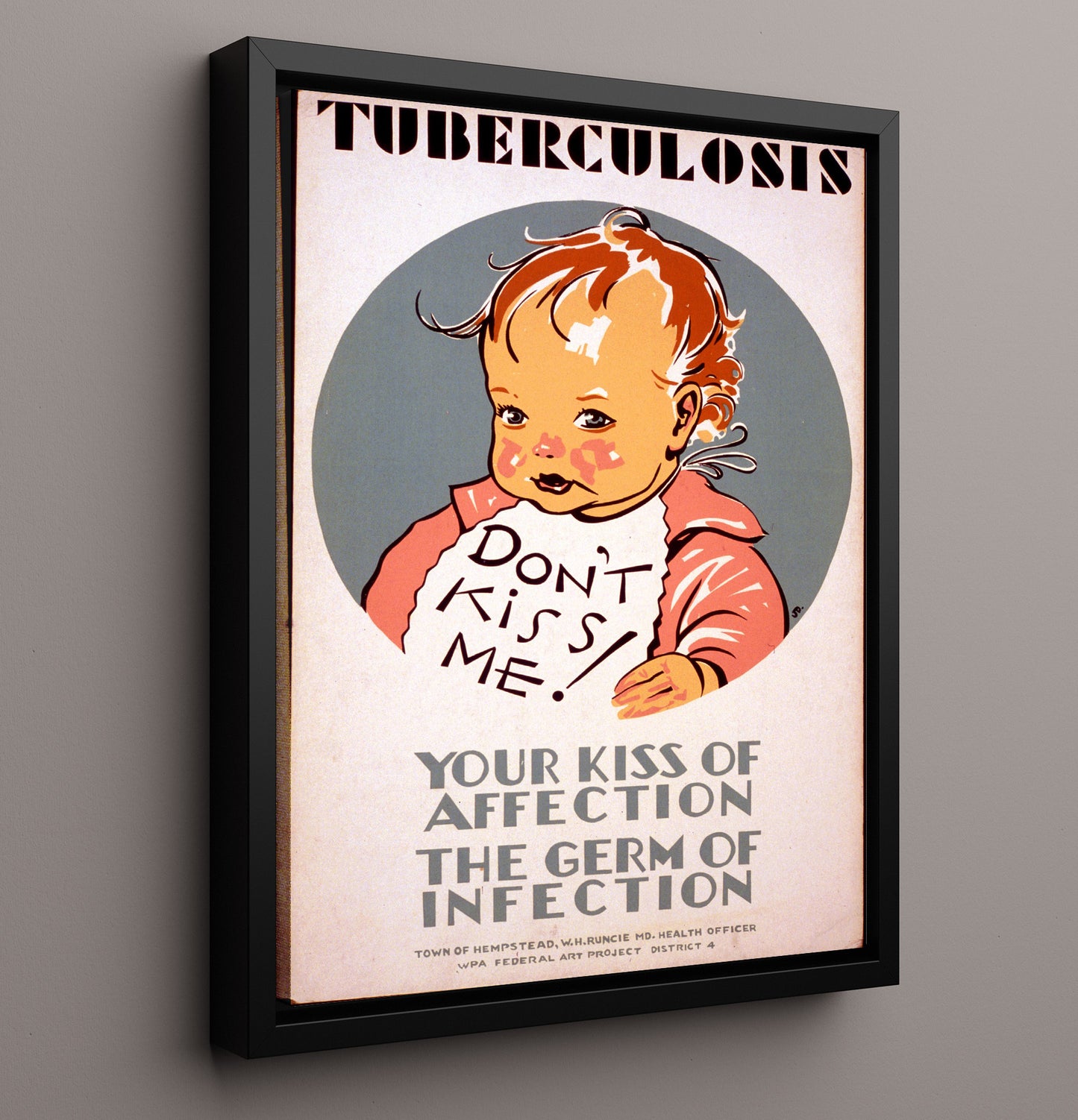 Health and Safety Poster - Dont Kiss Dont Spread Health and Safety Wall Art - health and safety wall art print