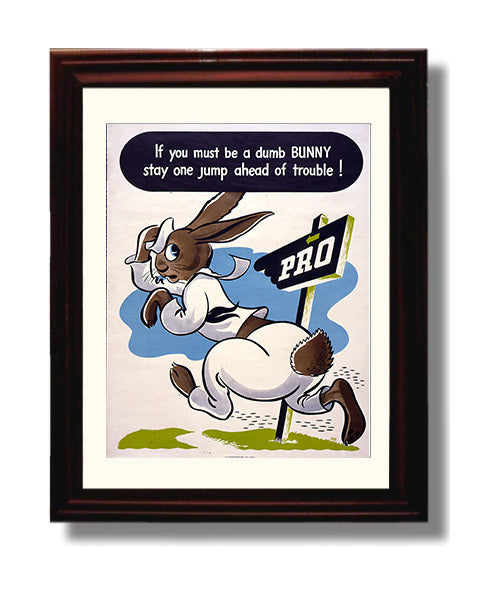 Health and Safety Poster - Hop Smart Not Dumb Health and Safety Wall Art - health and safety wall art print