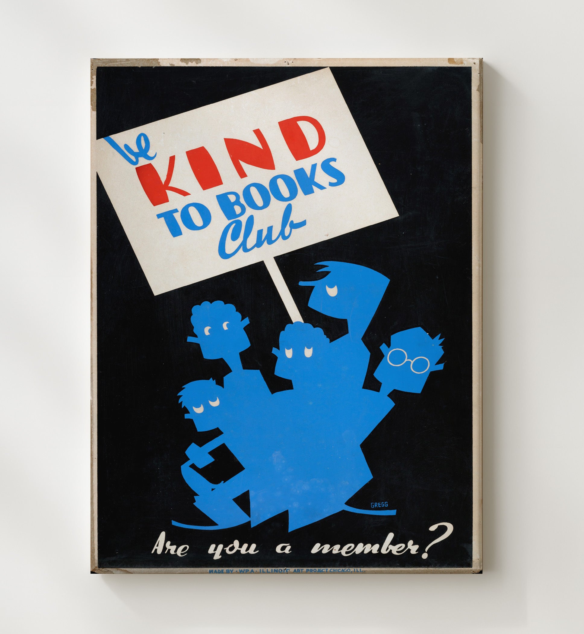 Health and Safety Poster - Join the Book Kindness Club Health and Safety Wall Art - health and safety wall art print