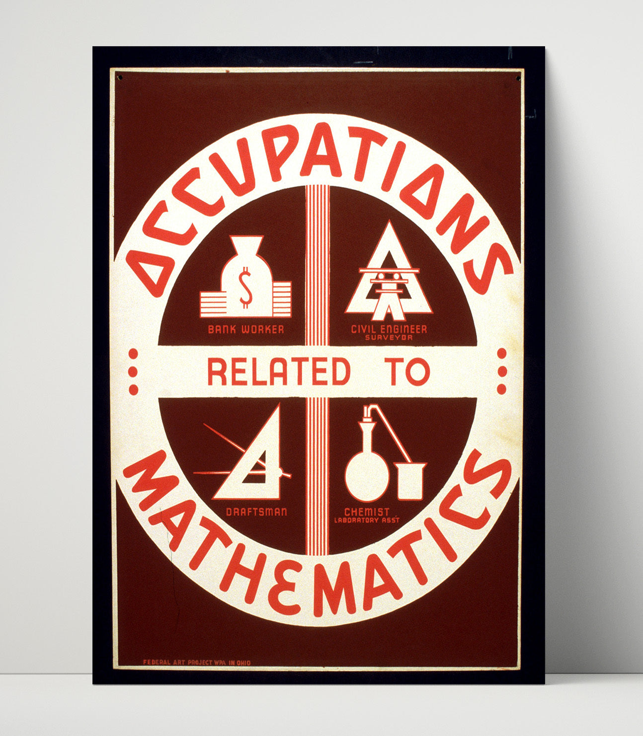 Health and Safety Poster - Math Adds Up Careers Health and Safety Wall Art - health and safety wall art print