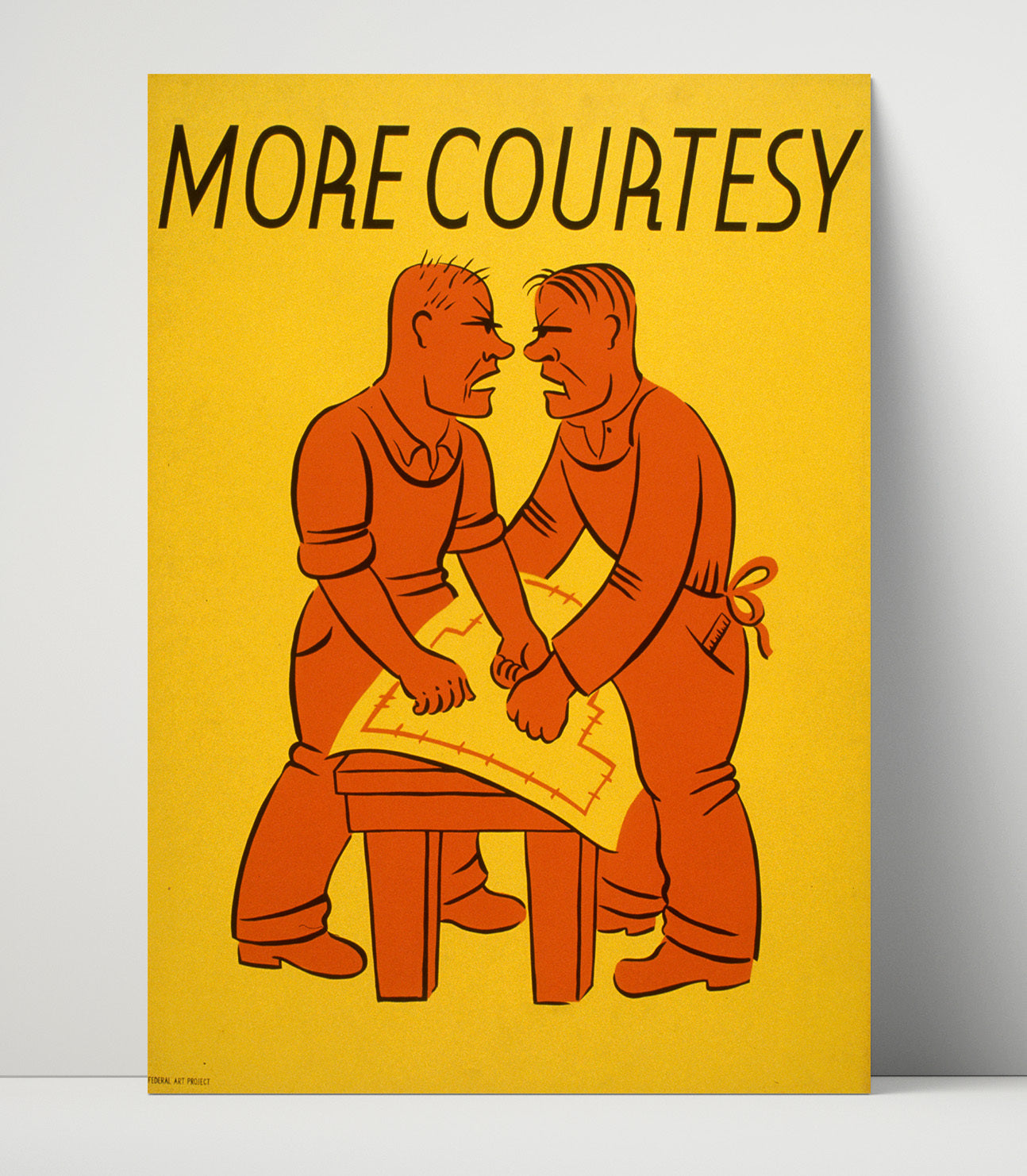 Health and Safety Poster - More Courtesy - Kindness Wins Health and Safety Wall Art - health and safety wall art print