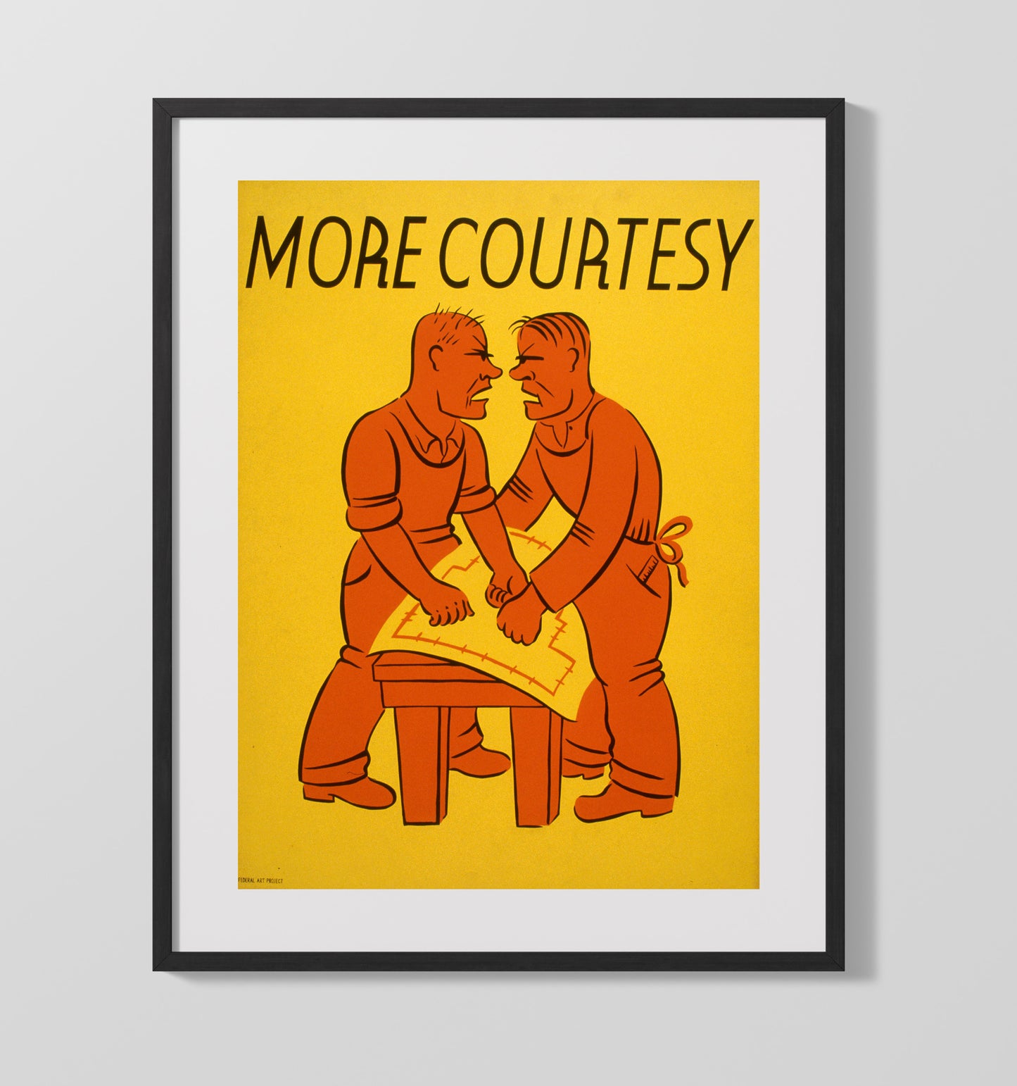Health and Safety Poster - More Courtesy - Kindness Wins Health and Safety Wall Art - health and safety wall art print