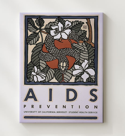 Outsmart AIDS 8x10 Canvas health and safety poster wall art