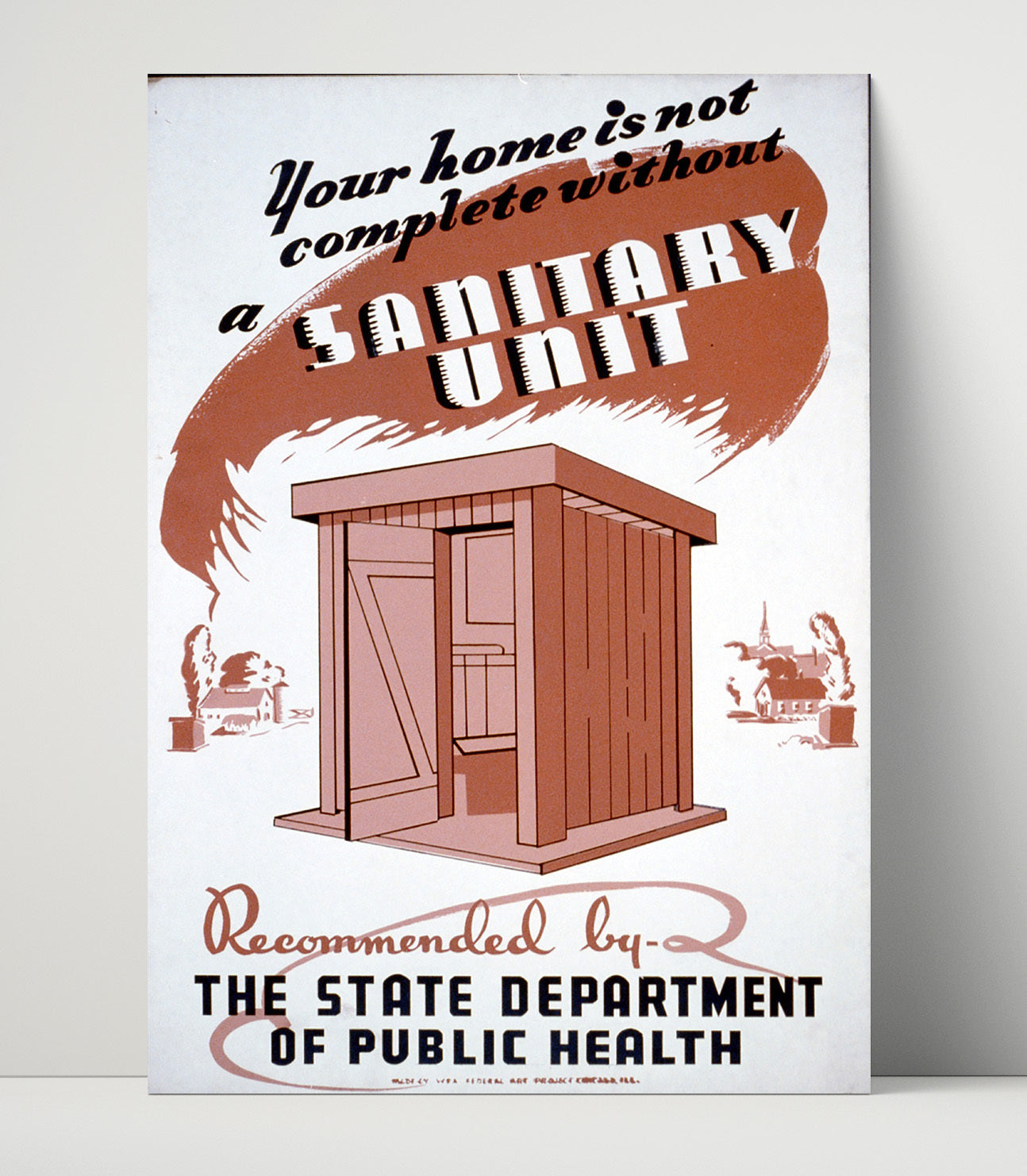 Health and Safety Poster - Sanitary Unit Health and Safety Wall Art - health and safety wall art print