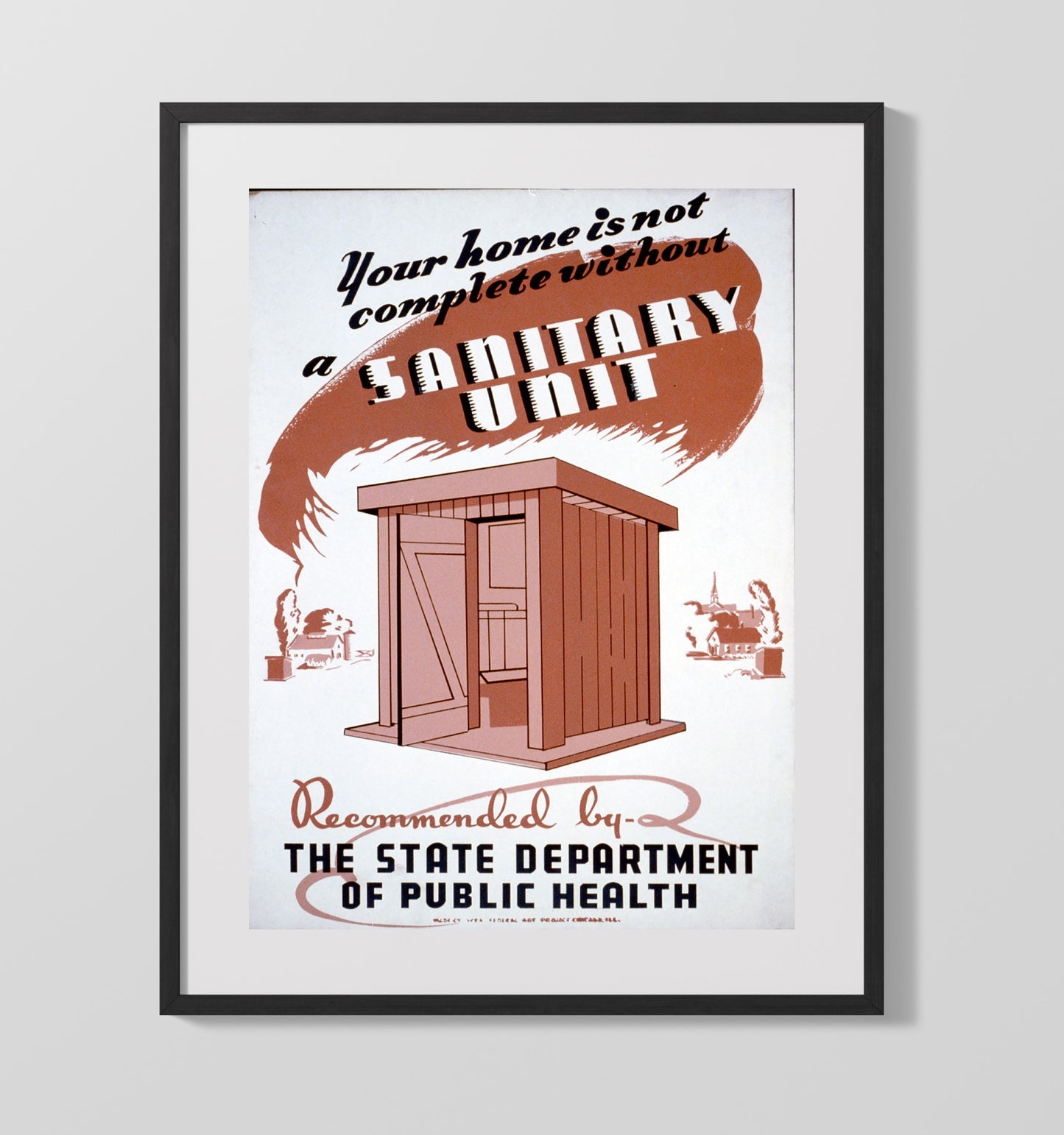 Health and Safety Poster - Sanitary Unit Health and Safety Wall Art - health and safety wall art print