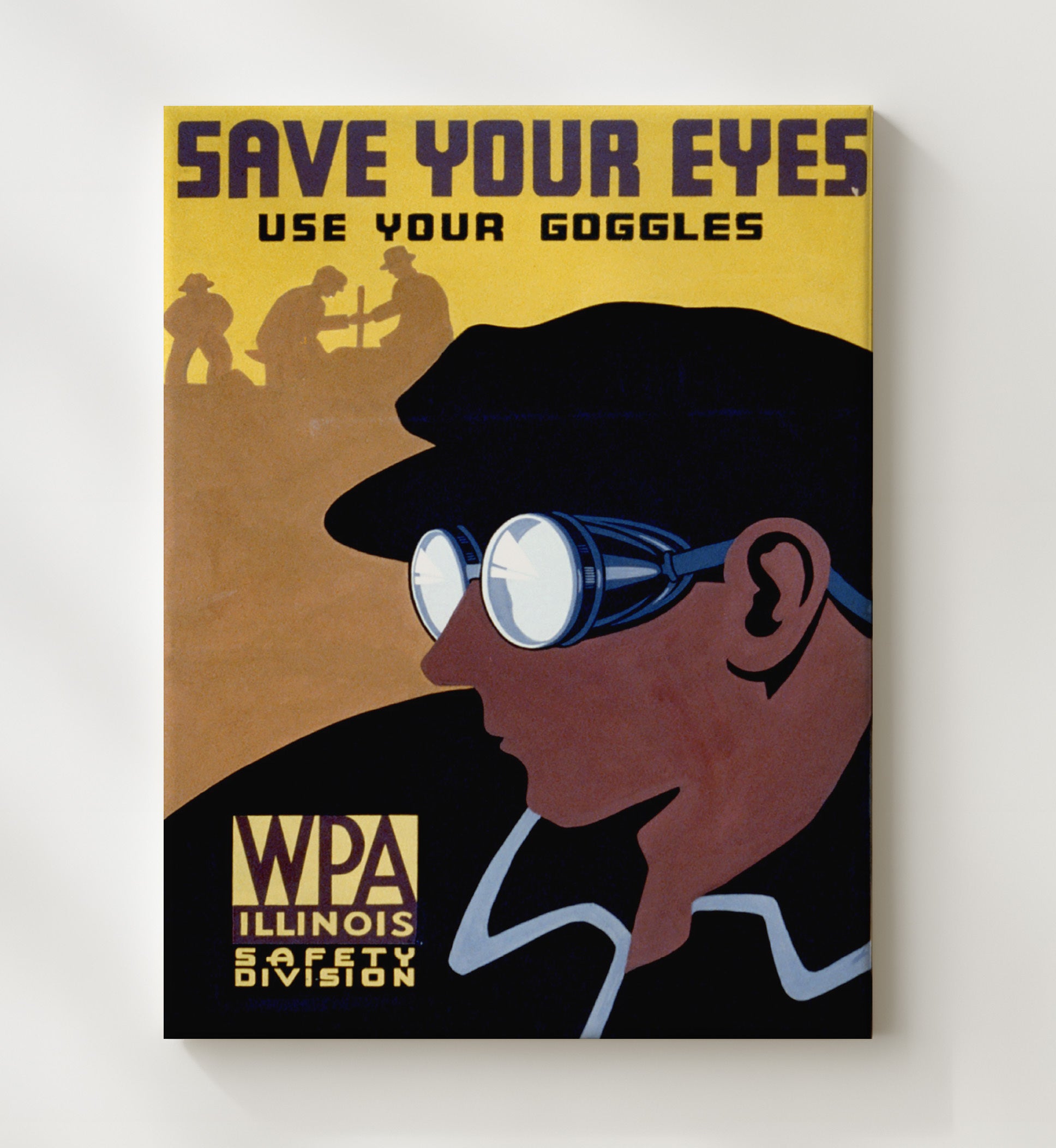 Health and Safety Poster - Save Your Eyes Health and Safety Wall Art - health and safety wall art print