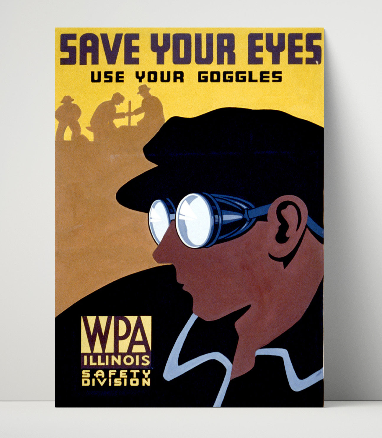 Health and Safety Poster - Save Your Eyes Health and Safety Wall Art - health and safety wall art print