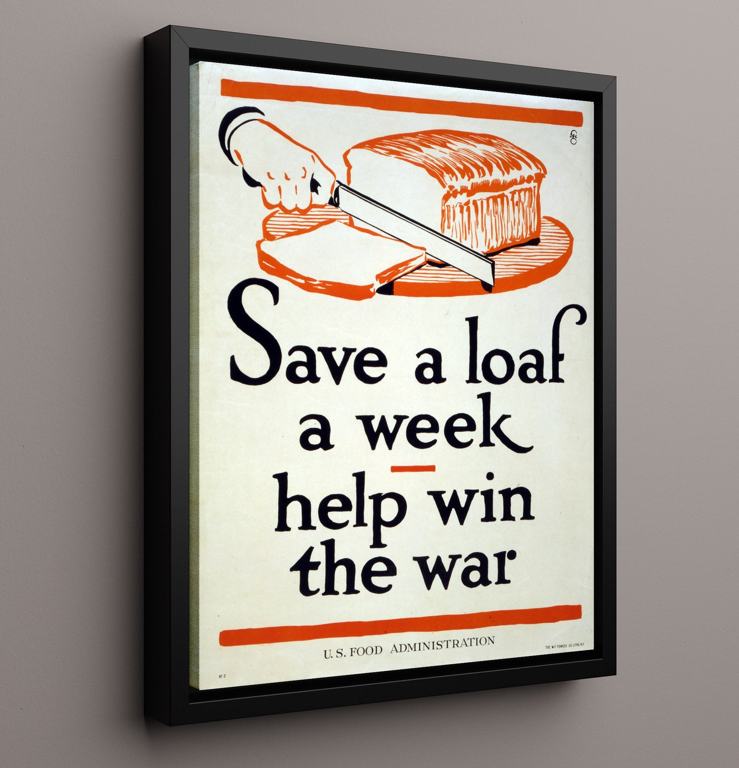 Health and Safety Poster - Save a Loaf a Week Help Win the War Health and Safety Wall Art - health and safety wall art print