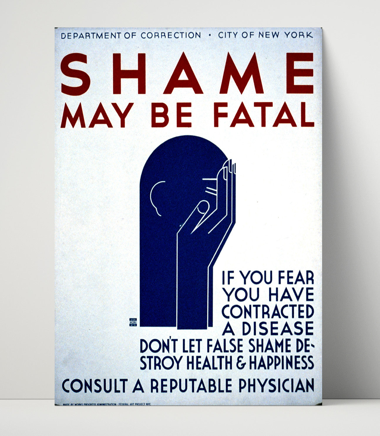 Health and Safety Poster - Shame Can Be Fatal - Speak Up Health and Safety Wall Art - health and safety wall art print