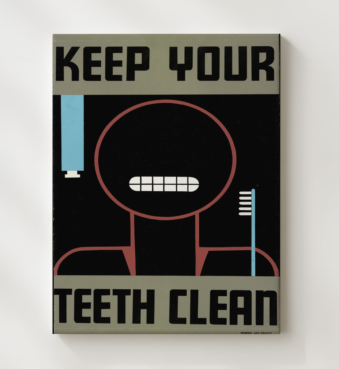 Health and Safety Poster - Smile Bright Stay Clean Health and Safety Wall Art - health and safety wall art print