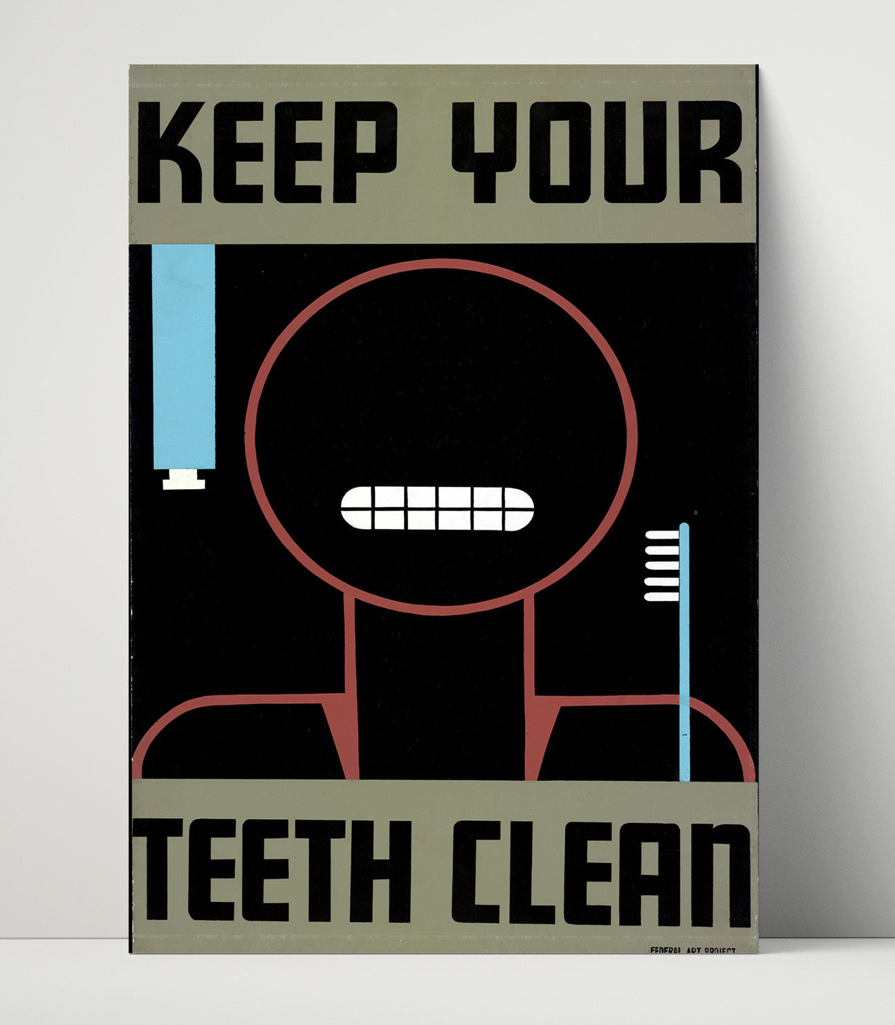 Health and Safety Poster - Smile Bright Stay Clean Health and Safety Wall Art - health and safety wall art print