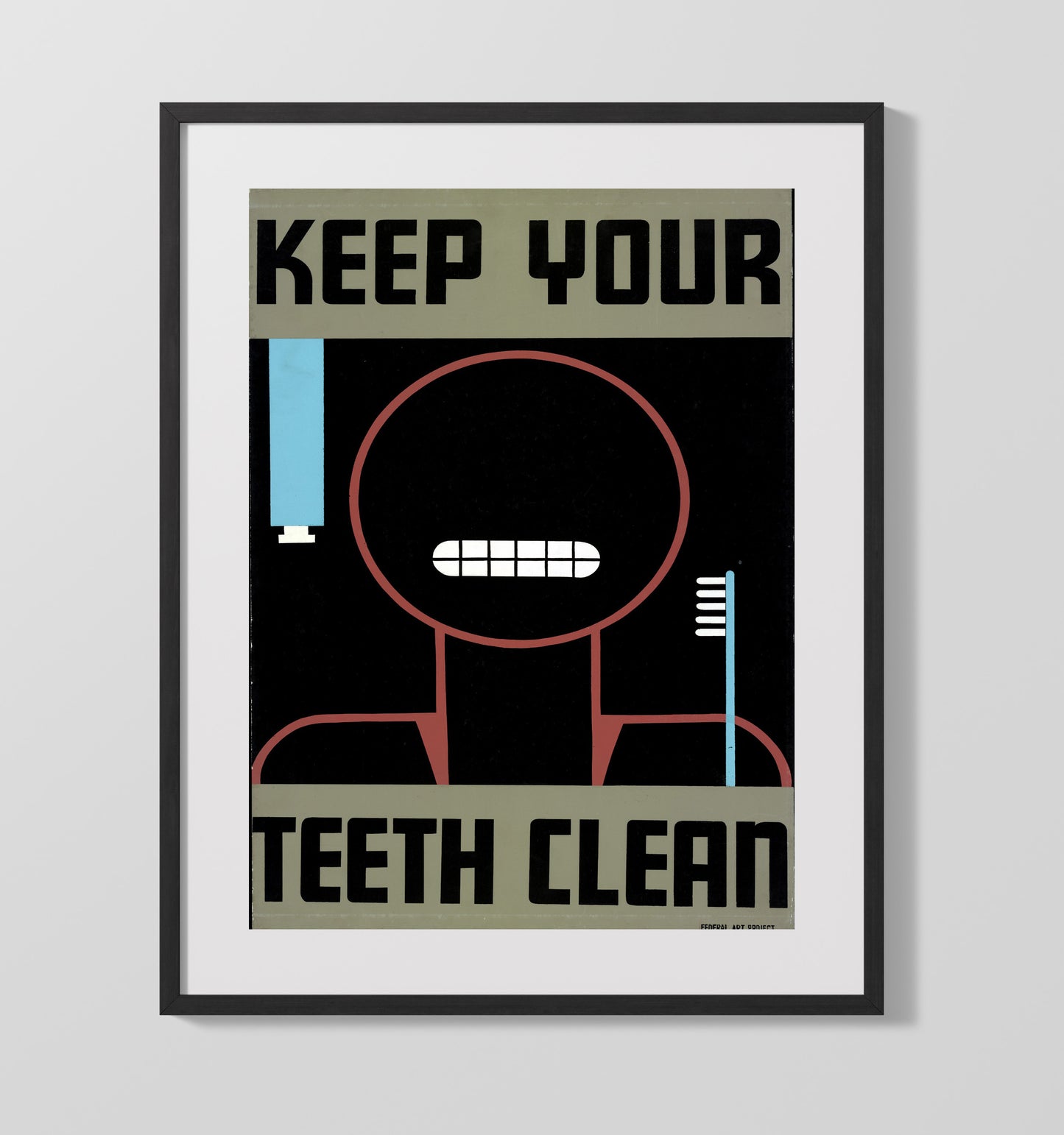 Health and Safety Poster - Smile Bright Stay Clean Health and Safety Wall Art - health and safety wall art print