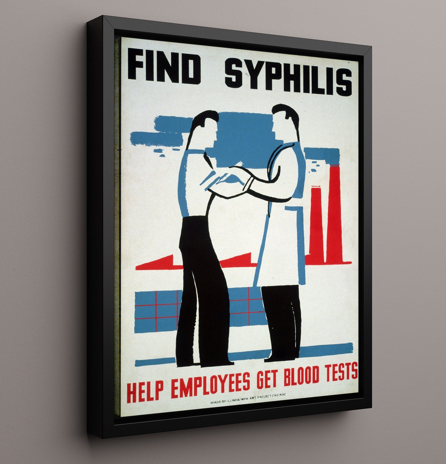 Health and Safety Poster - Spot Syphilis Save Lives Health and Safety Wall Art - health and safety wall art print