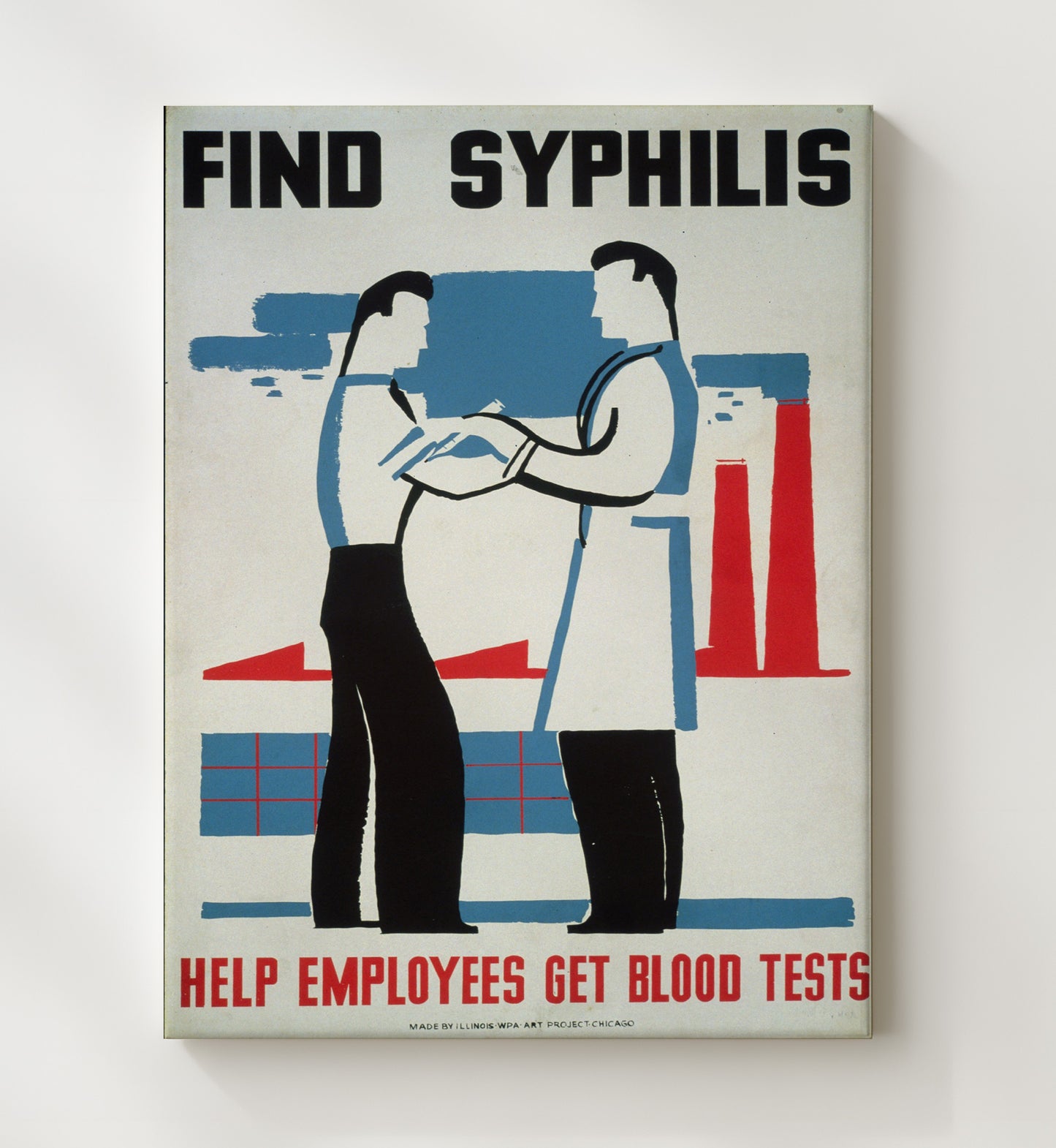Health and Safety Poster - Spot Syphilis Save Lives Health and Safety Wall Art - health and safety wall art print