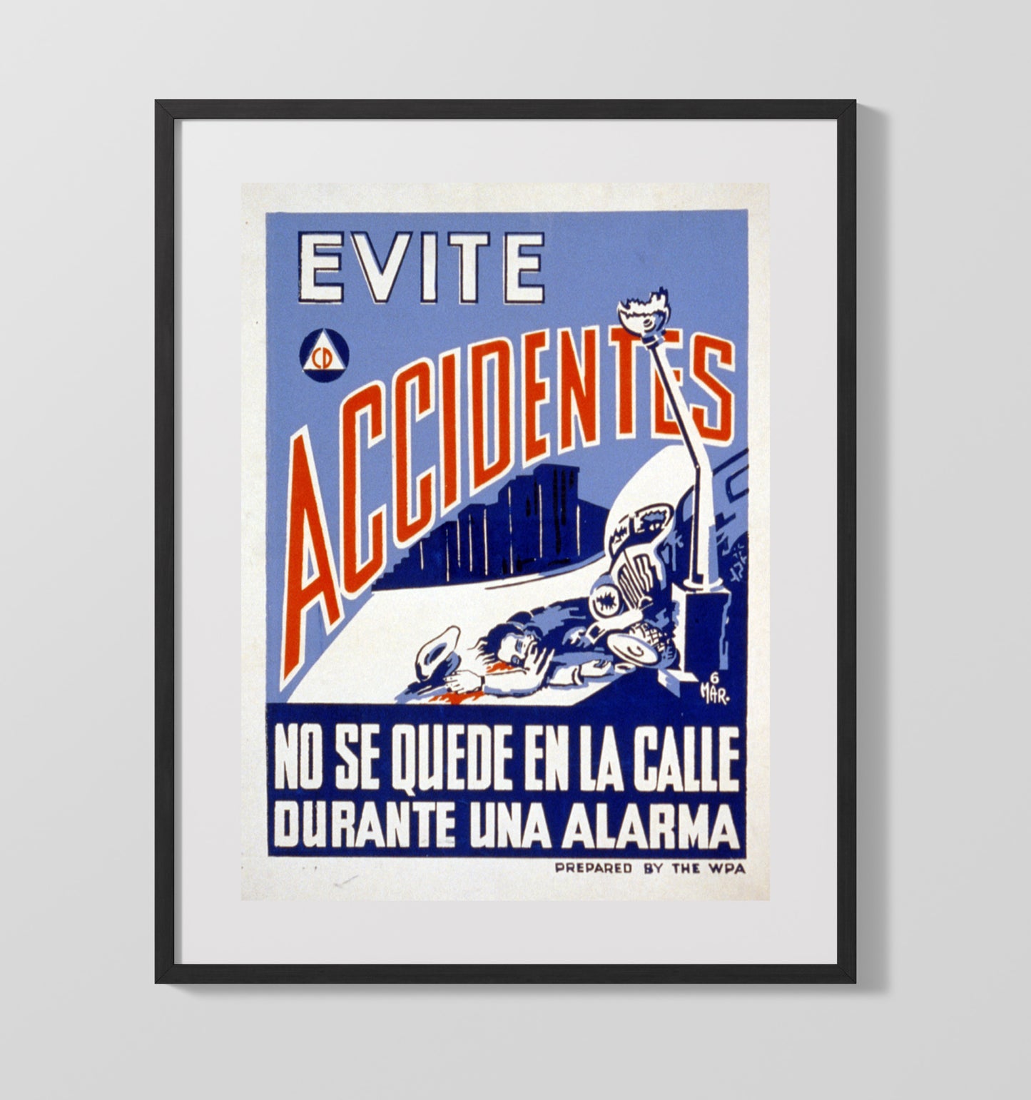 Health and Safety Poster - Stay Safe in Alarms Health and Safety Wall Art - health and safety wall art print