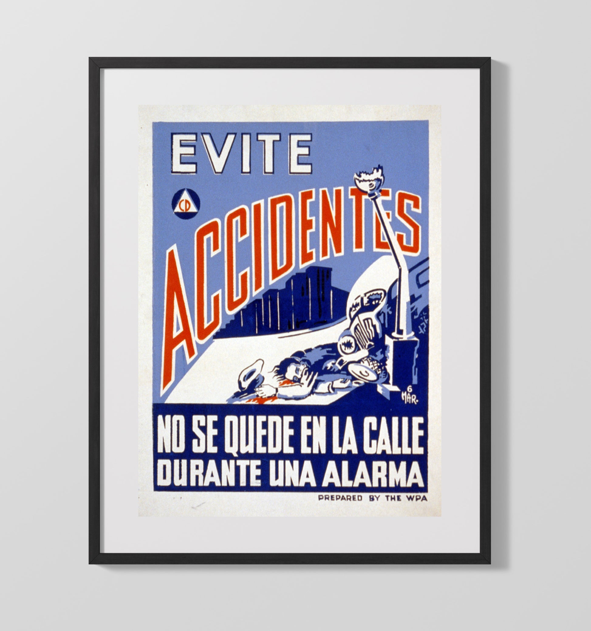 Health and Safety Poster - Stay Safe in Alarms Health and Safety Wall Art - health and safety wall art print