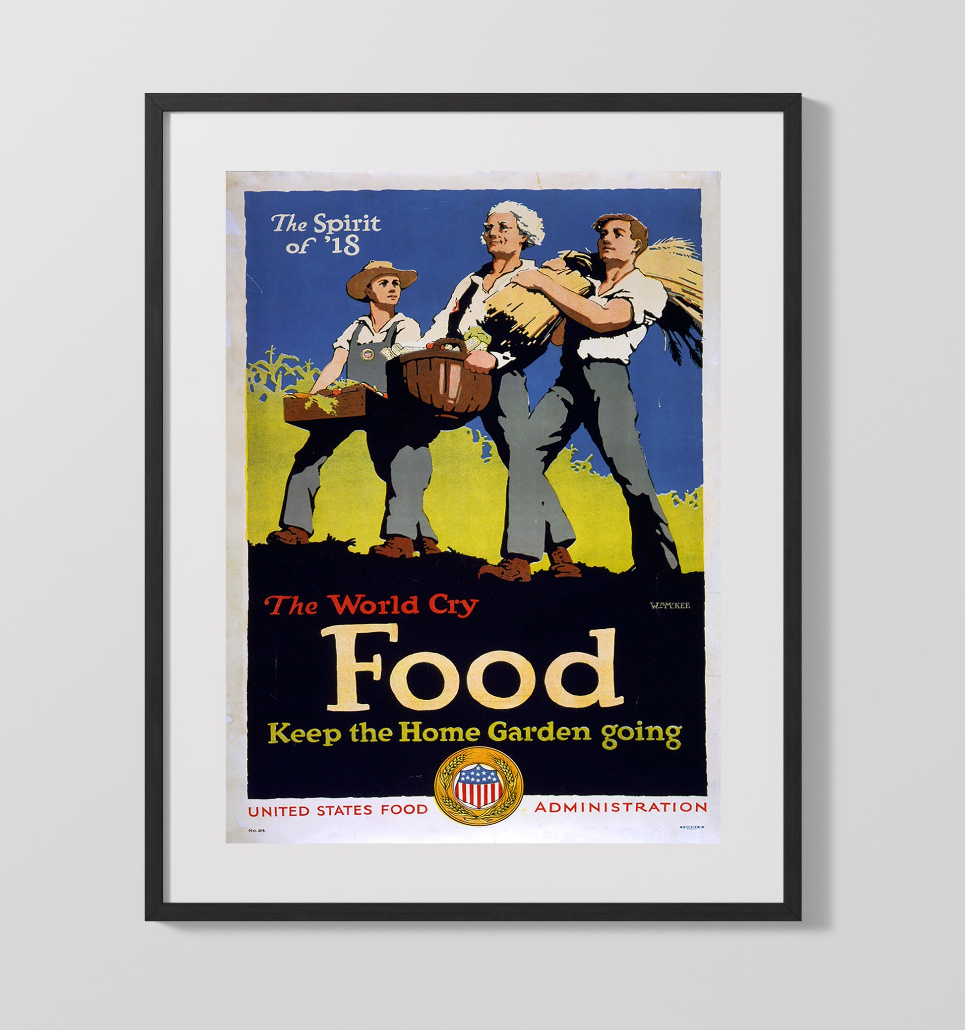 Health and Safety Poster - the World Cry for Food Keep the Garden Going Health and Safety Wall Art - health and safety wall art print