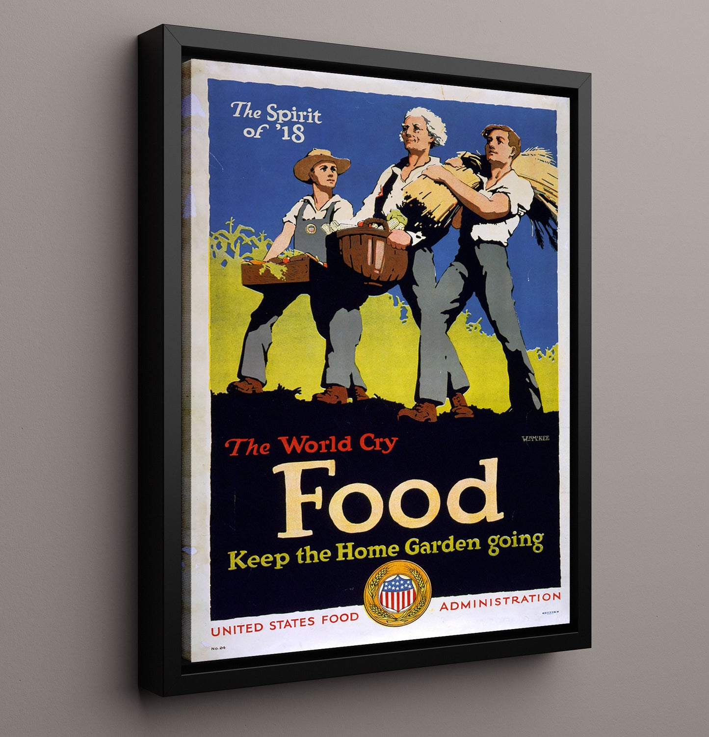 Health and Safety Poster - the World Cry for Food Keep the Garden Going Health and Safety Wall Art - health and safety wall art print