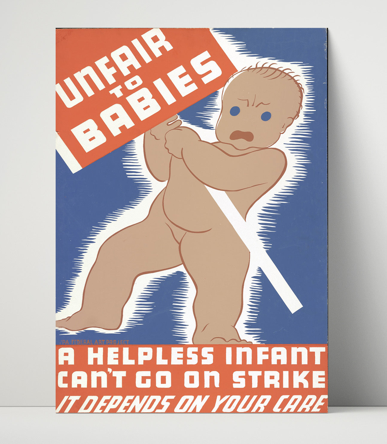 Health and Safety Poster - Unfair to Babies Infant Care Responsibility Health and Safety Wall Art - health and safety wall art print