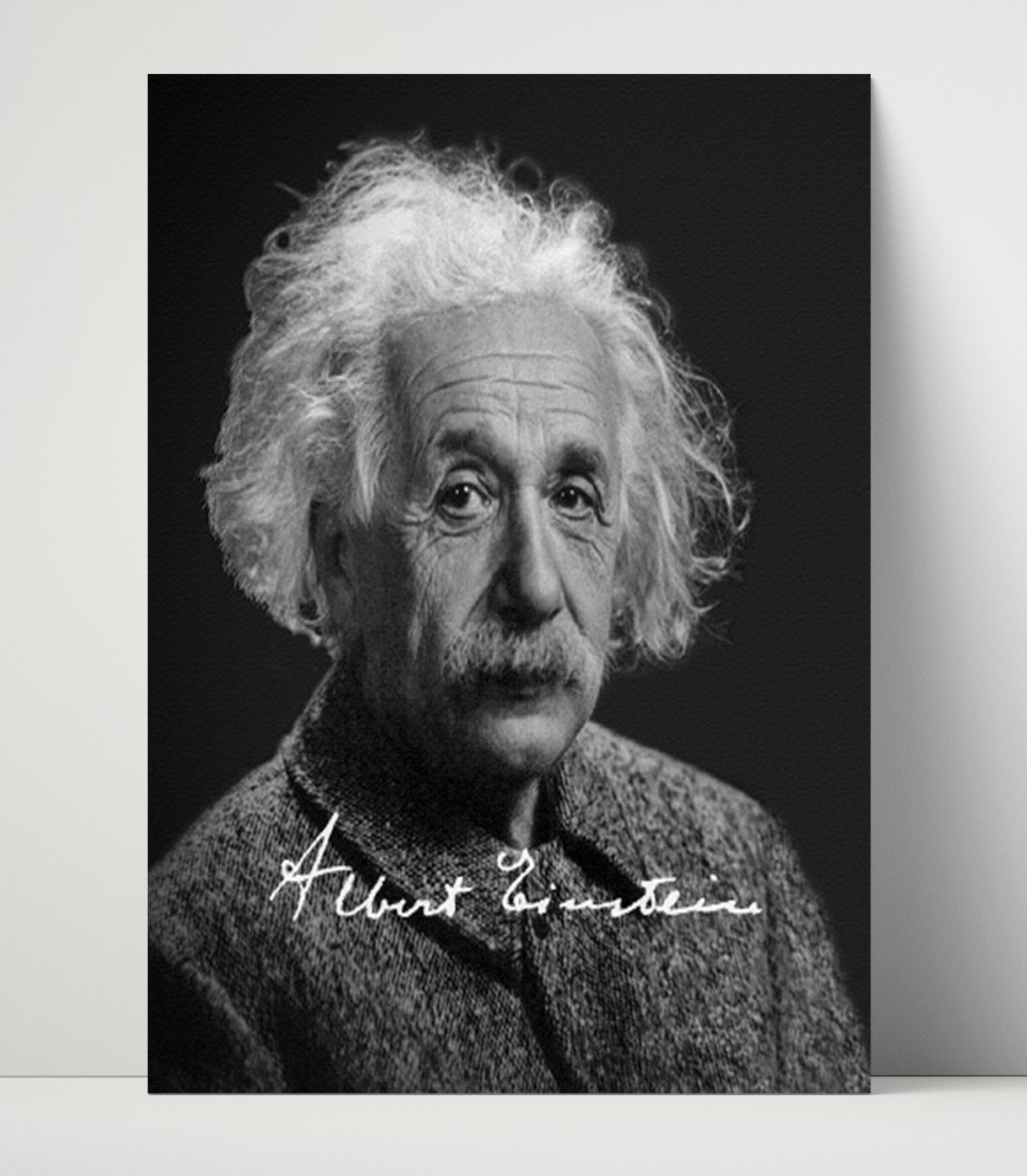 Historical - Albert Einstein - Studio Portrait History Wall Art