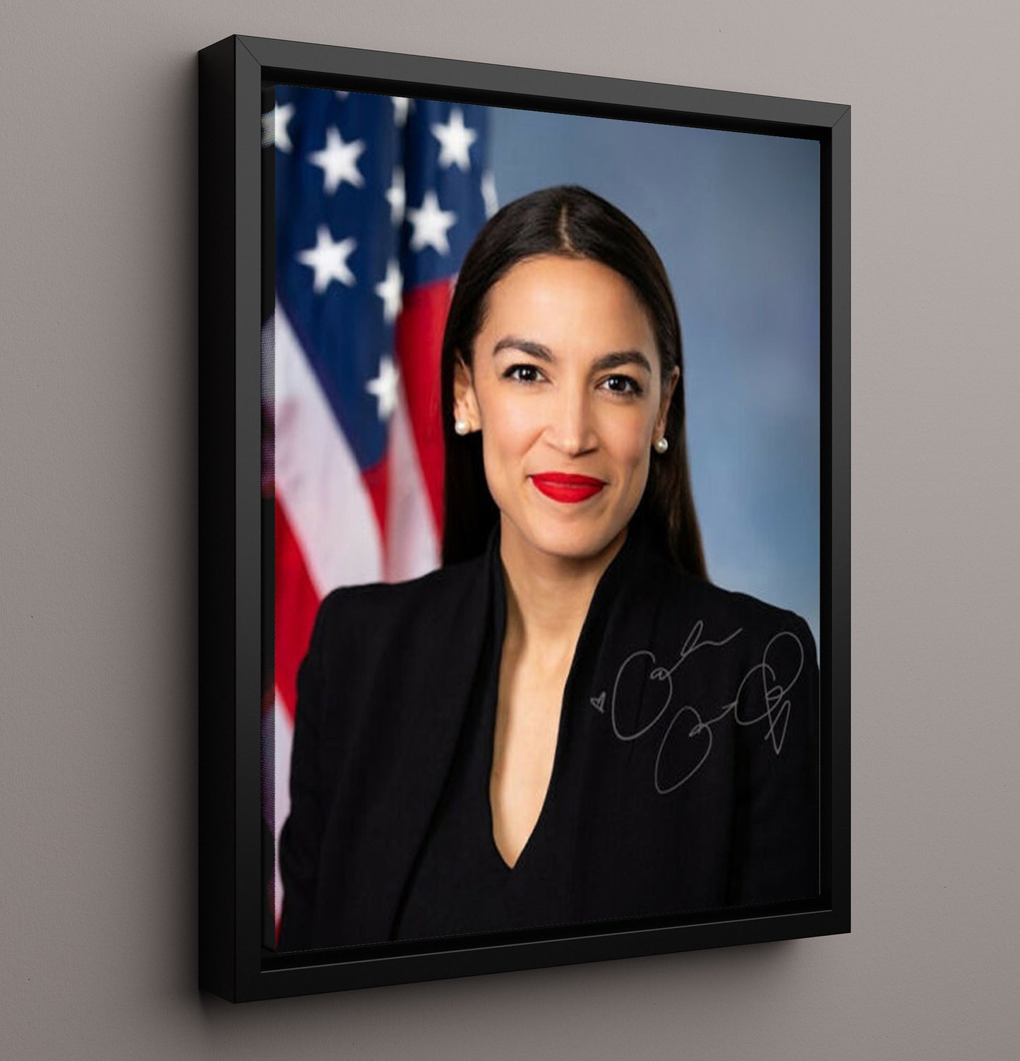 Historical - Alexandria Ocasio-Cortez - Official House Portrait History Wall Art