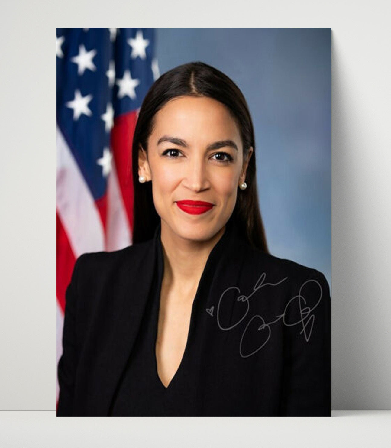 Historical - Alexandria Ocasio-Cortez - Official House Portrait History Wall Art