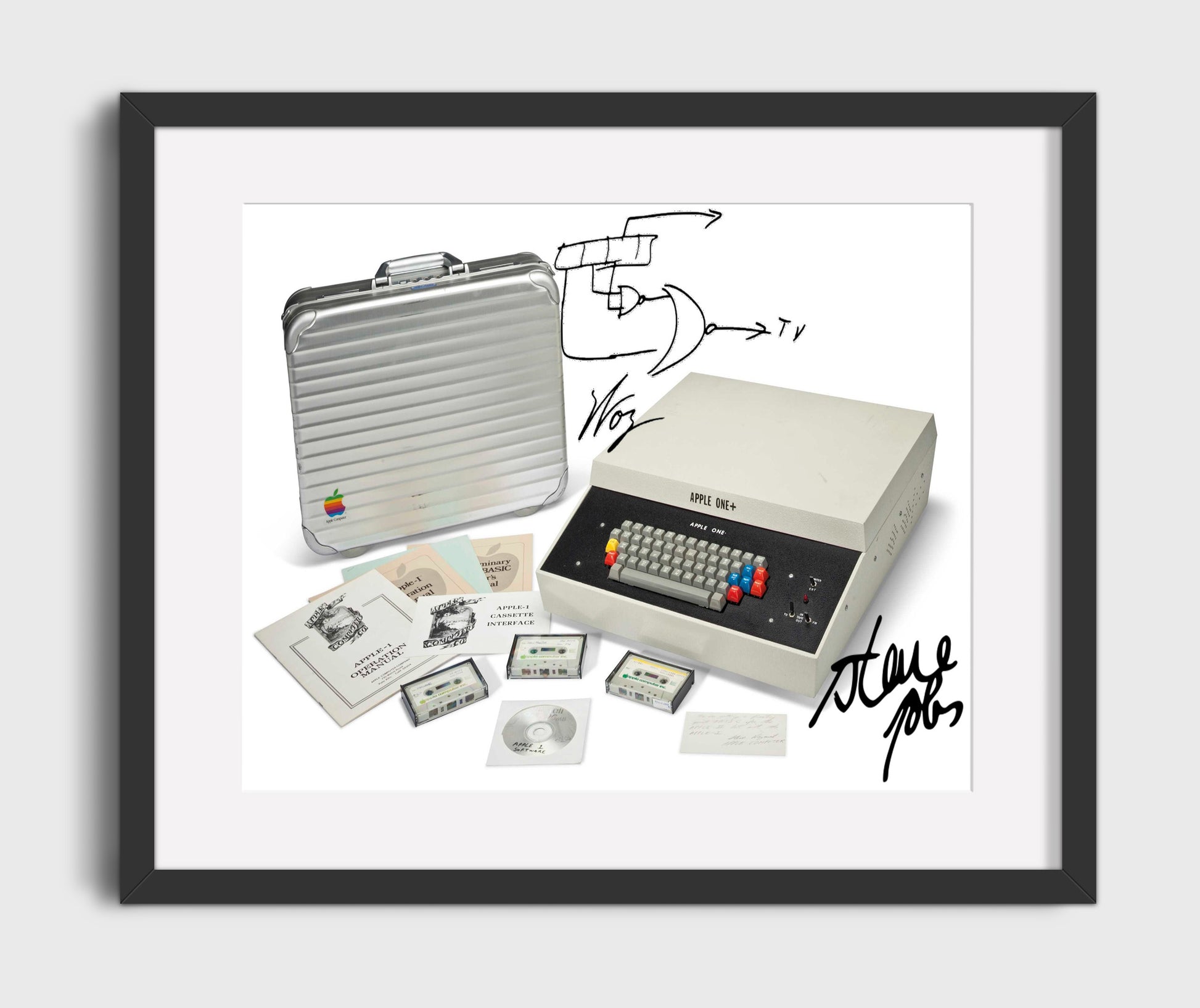 Historical - Apple One - Original Computer System Release 1976 - Landscape History Wall Art