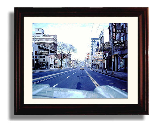 Historical - Atlanta Peachtree Street - Downtown View 1959 - Landscape History Wall Art