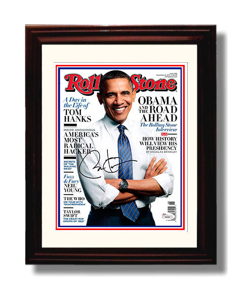 Historical - Barack Obama - Rolling Stone Cover November 2012 History Wall Art