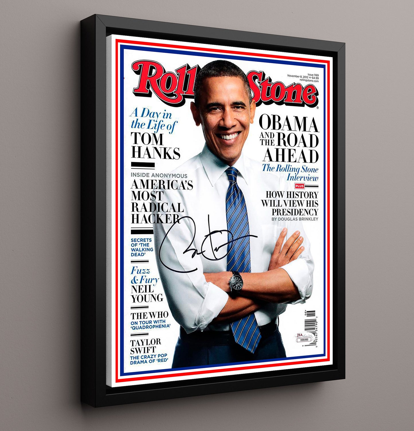 Historical - Barack Obama - Rolling Stone Cover November 2012 History Wall Art