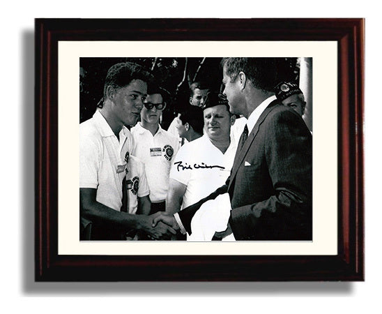 Historical - Bill Clinton And John F. Kennedy - Meeting As Young Delegate 1963  - Landscape History Wall Art