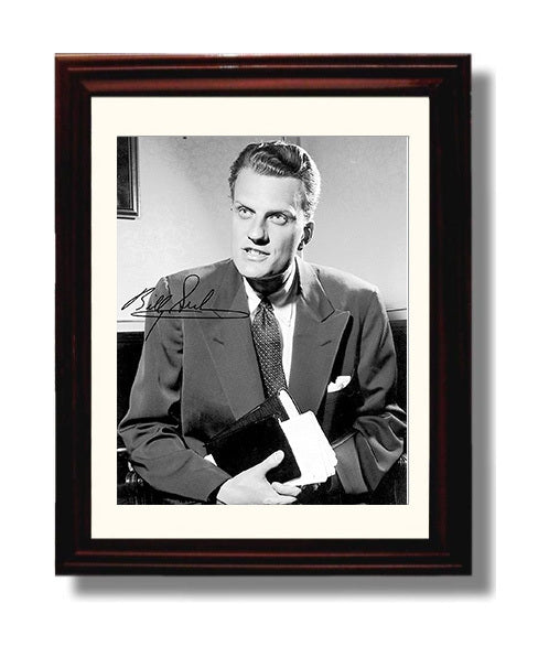 Historical - Billy Graham - Evangelist Portrait History Wall Art