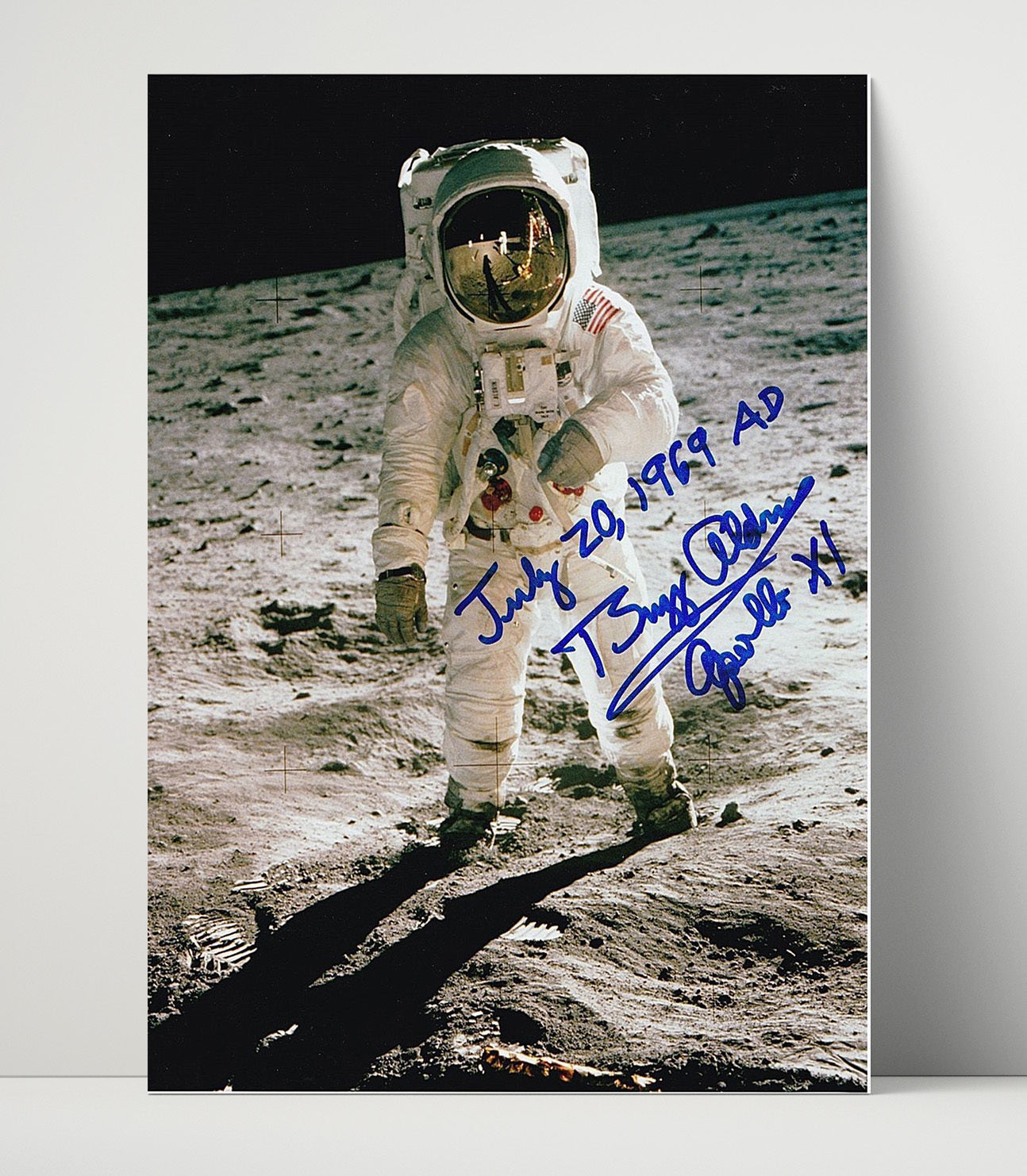 Historical - Buzz Aldrin - Apollo 11 Moonwalk July 1969 History Wall Art