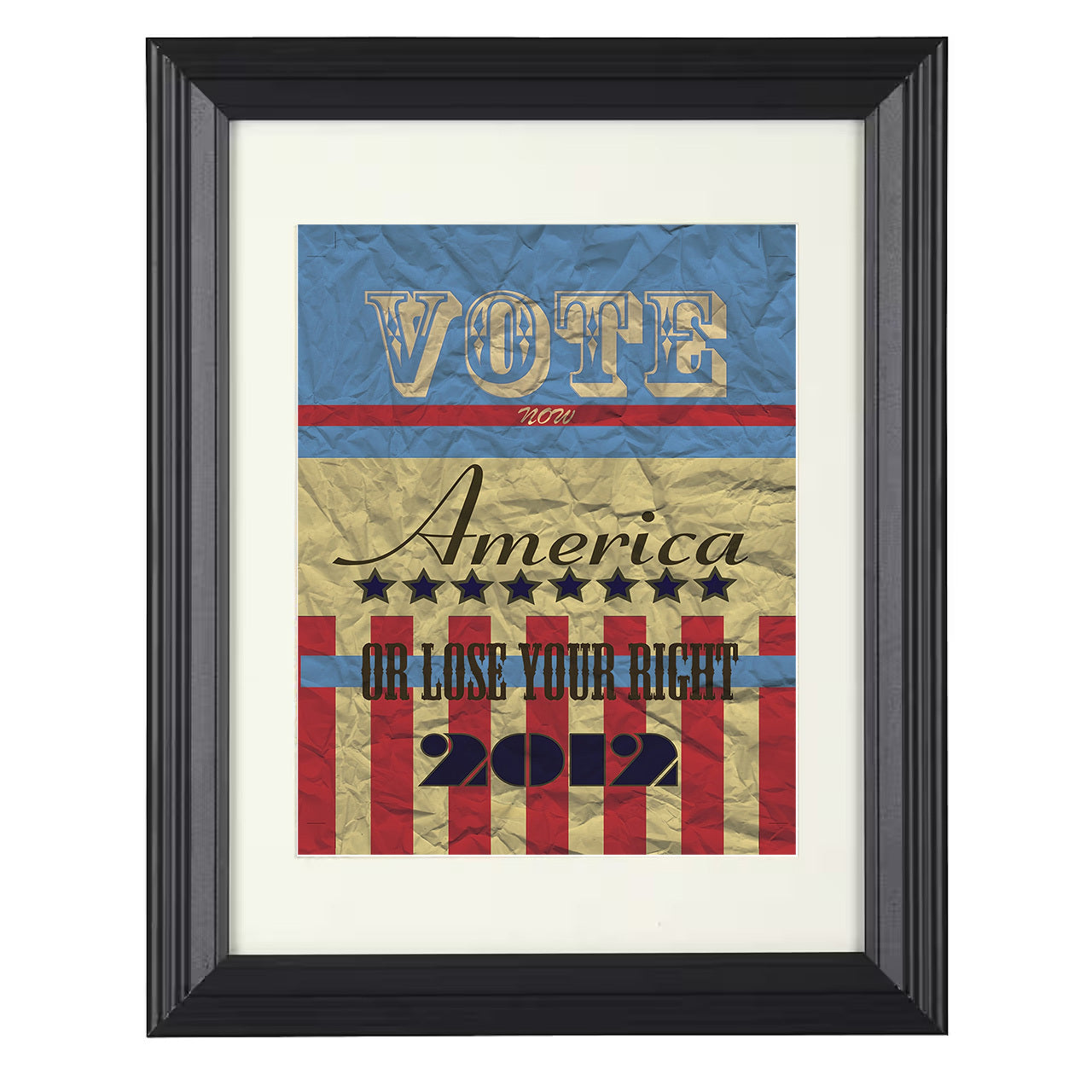 John F. Kennedy – Time Election Extra – 8x10 black beveled framed historical wall art