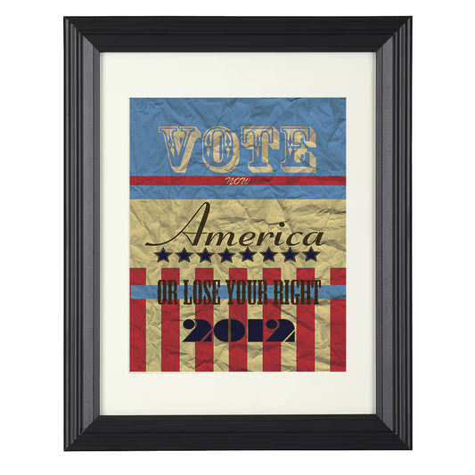 Campaign Poster - Kennedy Time Magazine Election Extra Cover 8x10 Beveled Frame history wall art