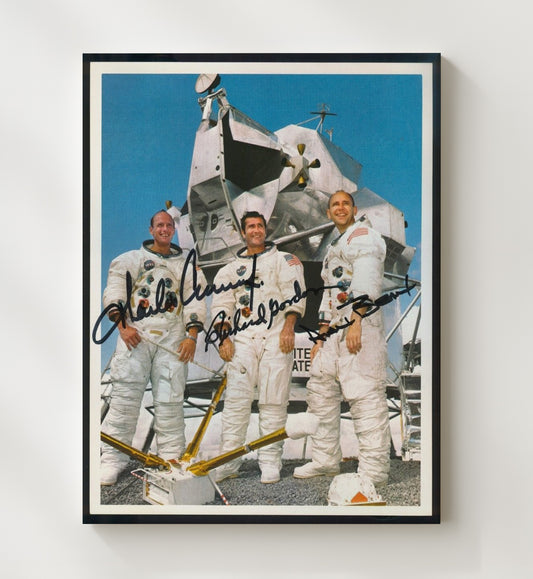Charles Conrad Jr. Richard F. Gordon Jr. and Alan L. Bean - Apollo 12 Crew 1969 8x10 Canvas history wall art