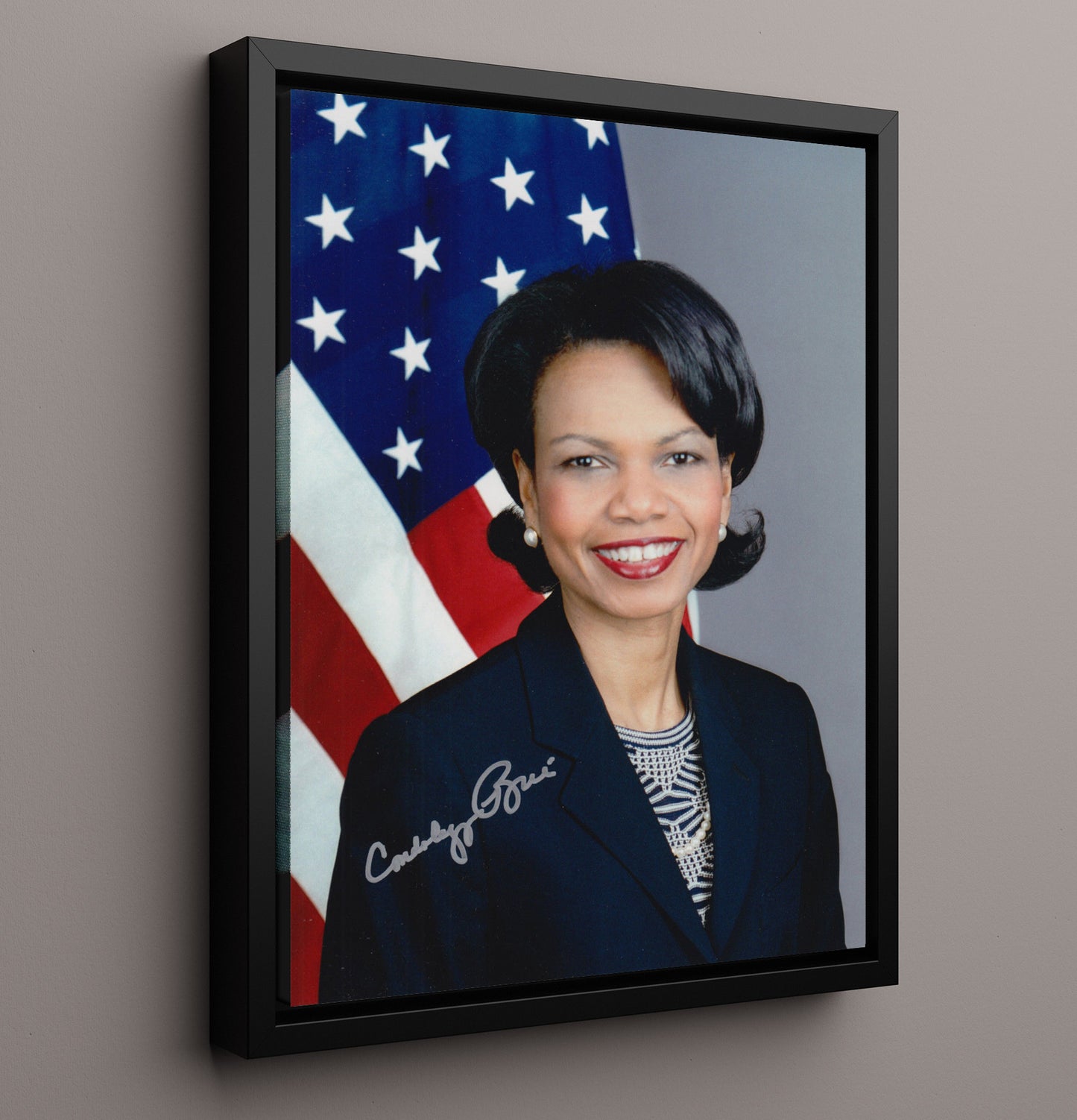 Historical - Condoleezza Rice - Official State Department Portrait History Wall Art