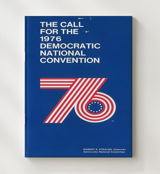 Convention Poster - 1976 Democratic National Convention Graphic 8x10 Canvas history wall art