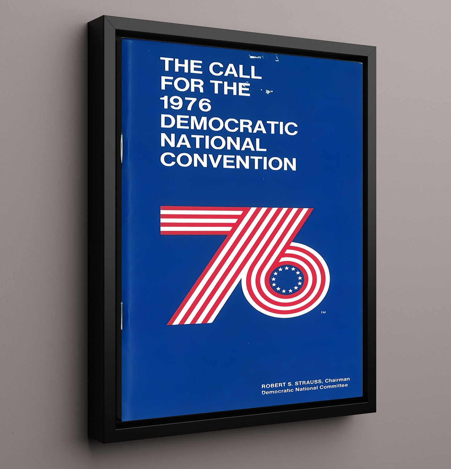 Historical - Convention Poster - 1976 Democratic National Convention Graphic History Wall Art