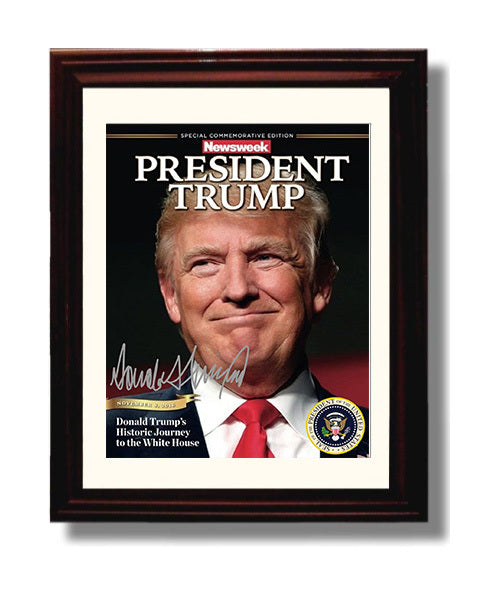 Historical - Donald Trump - Newsweek Commemorative Cover 2016 History Wall Art