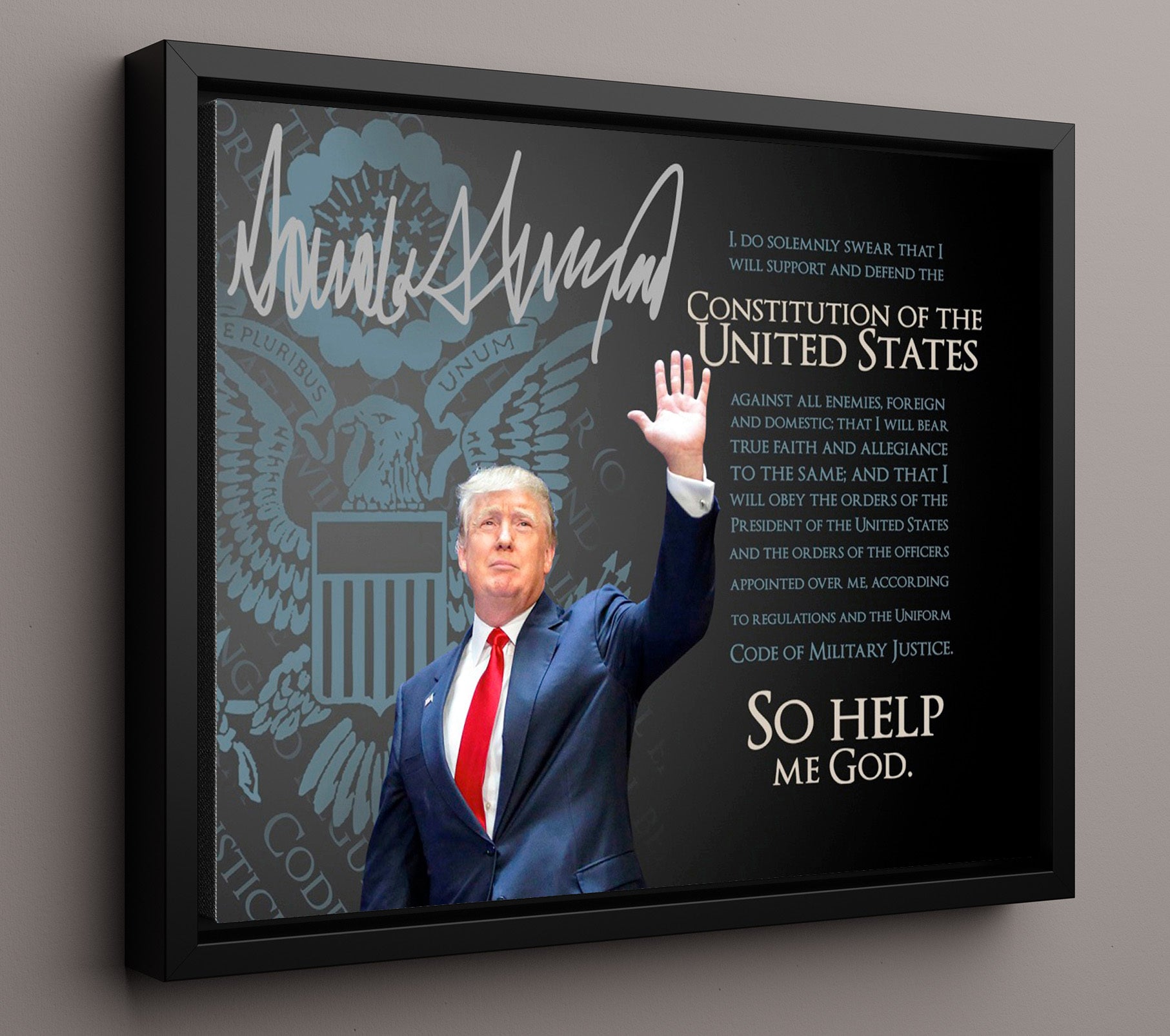 Historical - Donald Trump - Oath Of Office Ceremony 2017 - Landscape History Wall Art