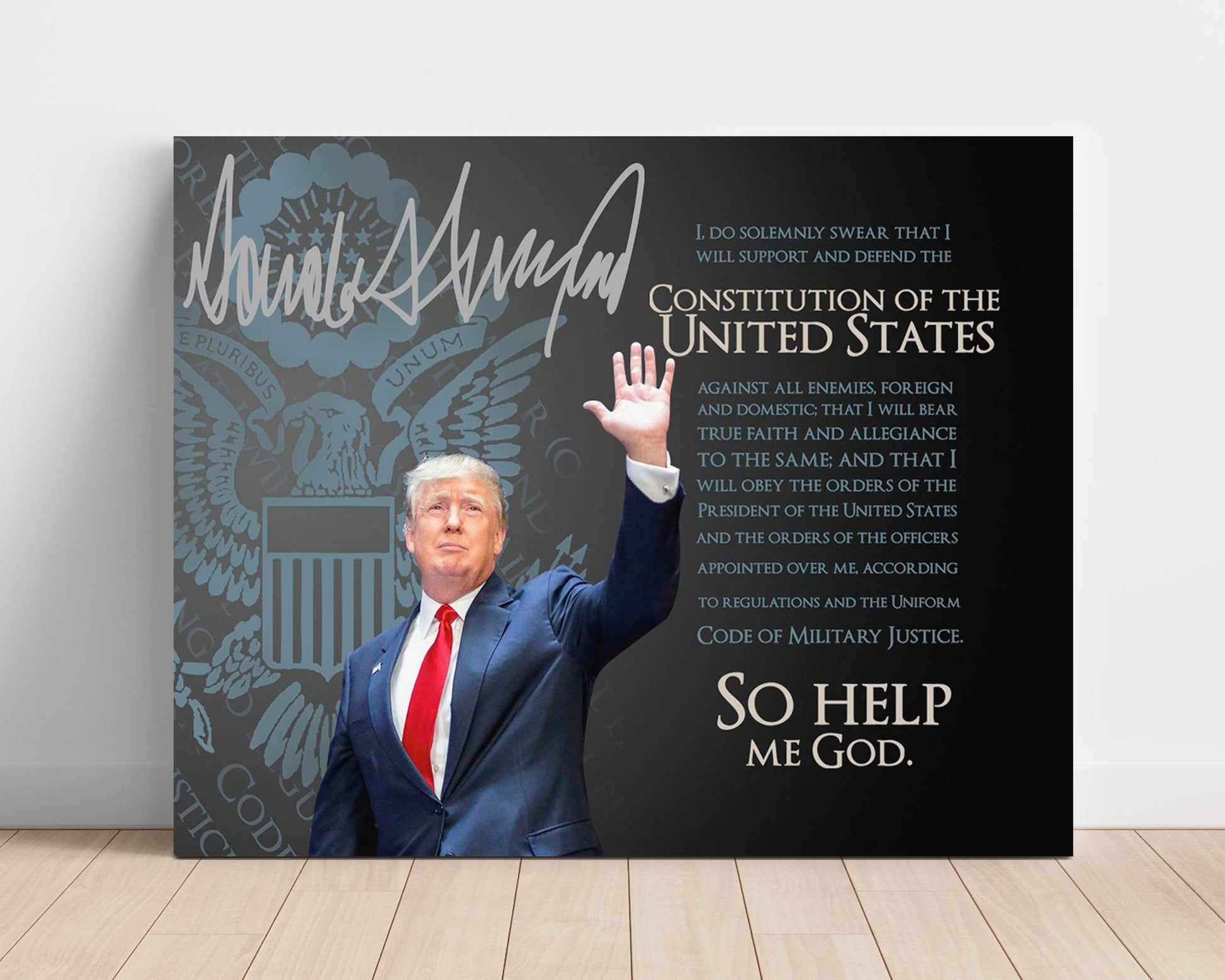 Historical - Donald Trump - Oath Of Office Ceremony 2017 - Landscape History Wall Art