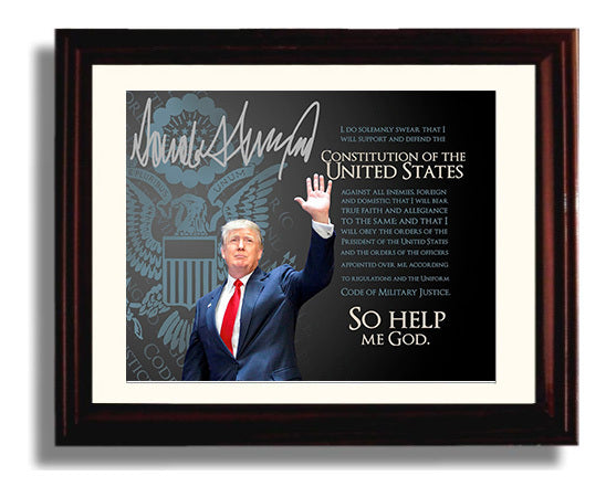 Historical - Donald Trump - Oath Of Office Ceremony 2017 - Landscape History Wall Art