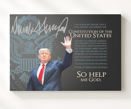 Donald Trump - Oath of Office Ceremony 2017 8x10 Canvas history wall art