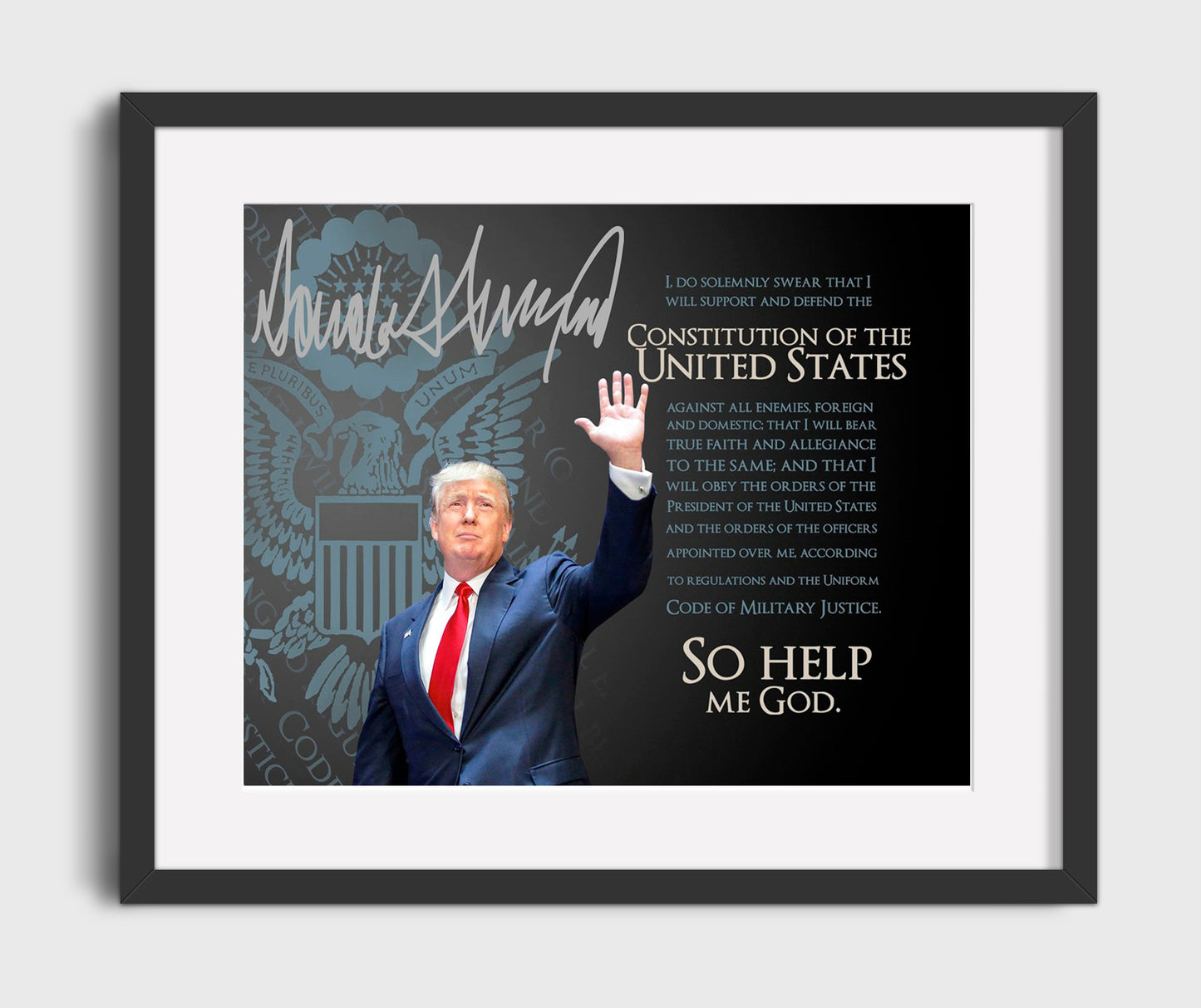 Historical - Donald Trump - Oath Of Office Ceremony 2017 - Landscape History Wall Art