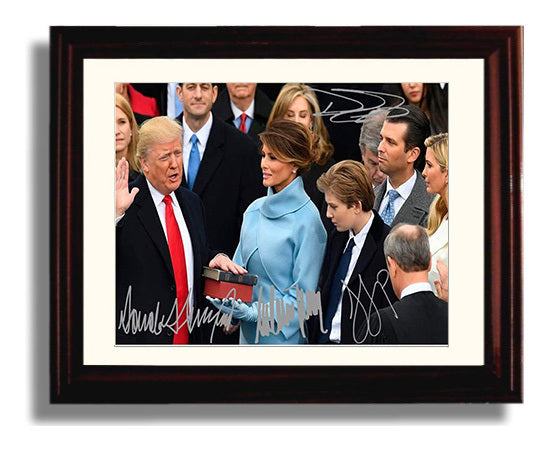 Historical - Donald Trump - Presidential Inauguration Oath Ceremony 2017 - Landscape History Wall Art