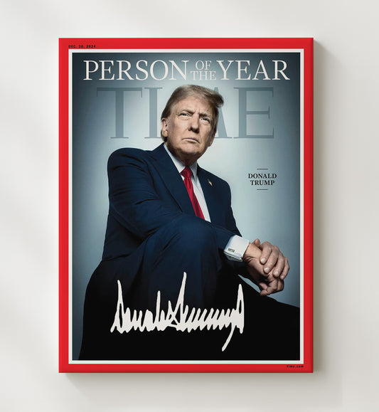 Donald Trump - Time Magazine 2024 8x10 Canvas history wall art