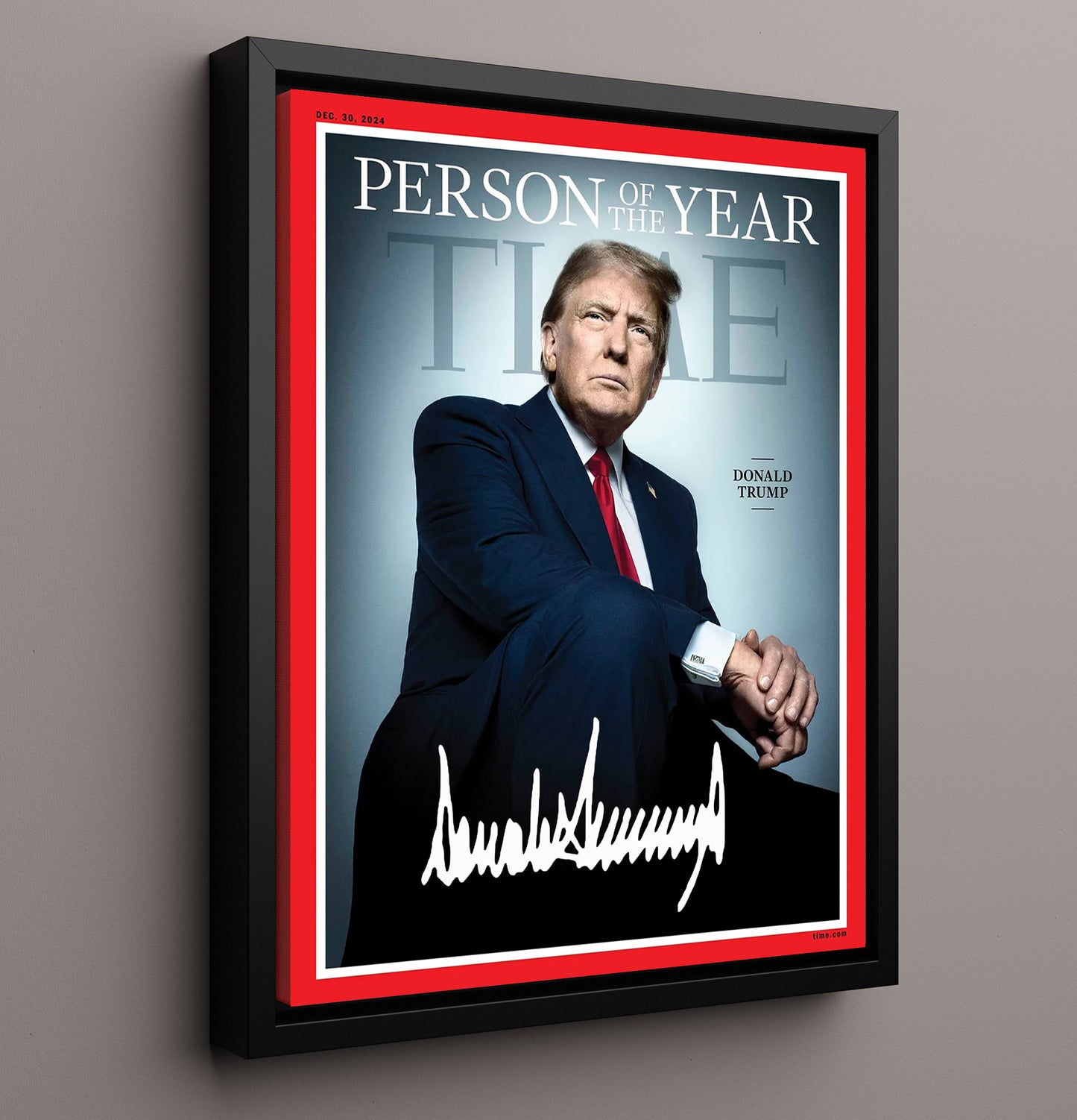Historical - Donald Trump - Time Magazine Portrait 2024 History Wall Art
