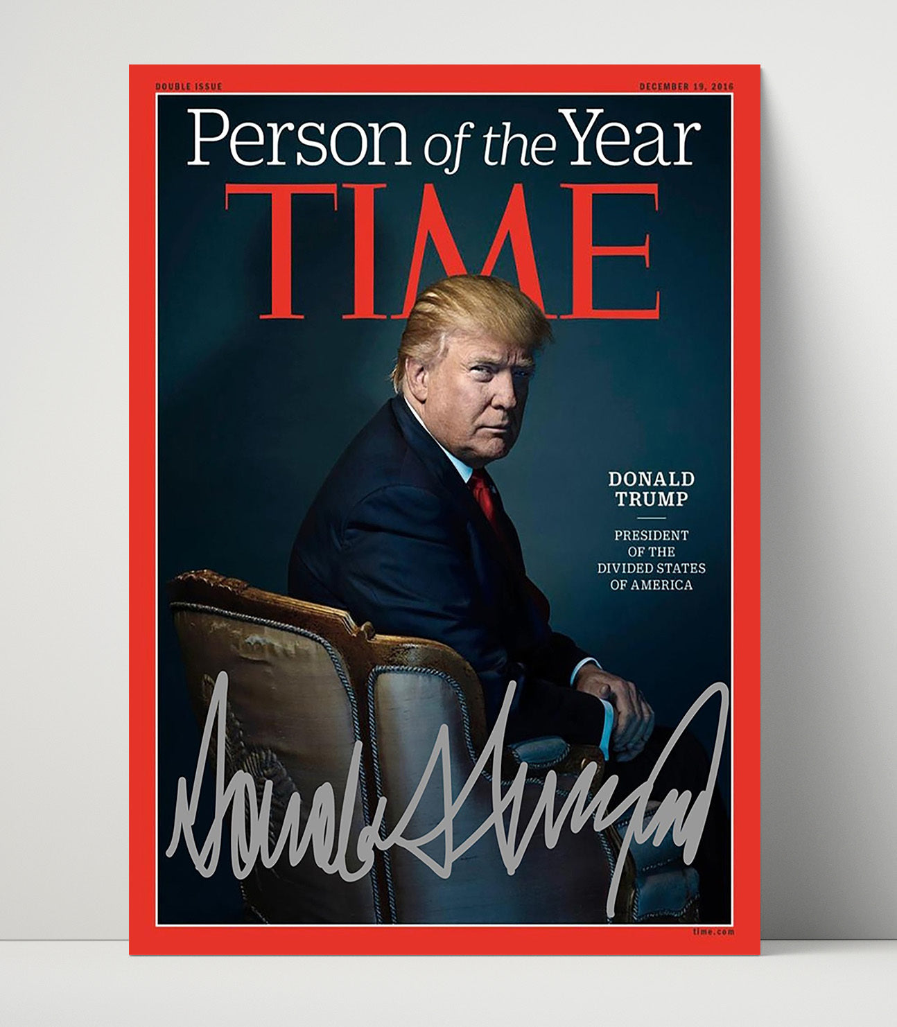 Historical - Donald Trump - Time Person Of The Year Cover 2016 History Wall Art